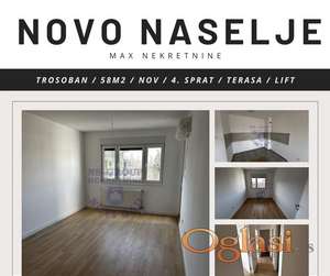 Nekretnina u srcu Novog Naselja NOV  TROSOBAN